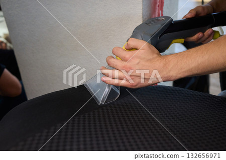 Experience Exceptional Professional Car Interior Cleaning Utilizing Advanced Steam Technology 132656971