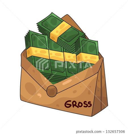 illustration of Gross Salary illustration of Gross Salary 132657306