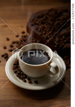 Hot coffee image Hot coffee image 132657396
