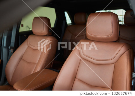 Discover the Stylish Car Interior with Premium Leather Seats for elegance and comfort Discover the Stylish Car Interior with Premium Leather Seats for elegance and comfort 132657674