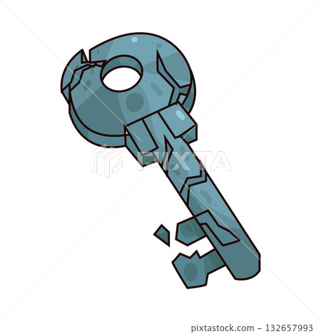 illustration of Broken Key illustration of Broken Key 132657993