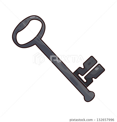 illustration of Old Key illustration of Old Key 132657996