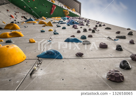 Climbing walls and extreme sports 132658065