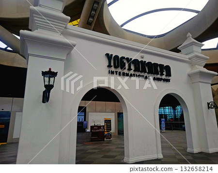 Entrance Gate of Yogyakarta International Airport Entrance Gate of Yogyakarta International Airport 132658214