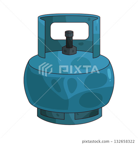 illustration of Gas Cylinder illustration of Gas Cylinder 132658322
