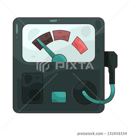 illustration of Fuel Meter 132658334