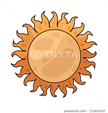 illustration of Sun 132658387