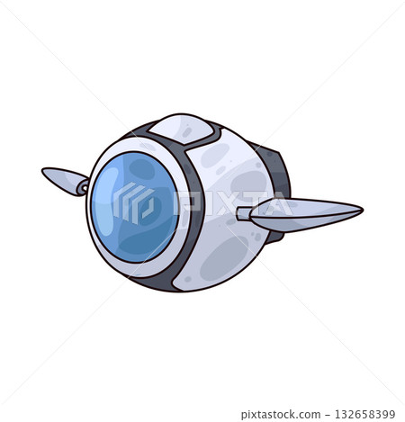 illustration of Spacecraft 132658399