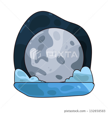 illustration of Moon Tide illustration of Moon Tide 132658583