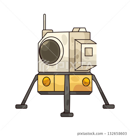 illustration of Lunar Module 132658603