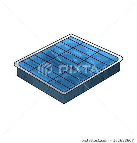 illustration of Solar Panel 132658607