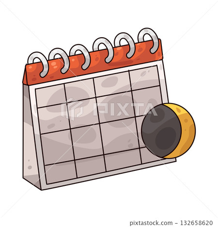 illustration of Astronomical Calendar 132658620