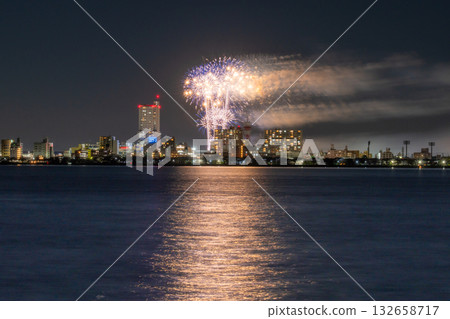 茨城縣土浦全國煙火大賽 132658717