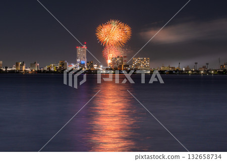 茨城縣土浦全國煙火大賽 132658734