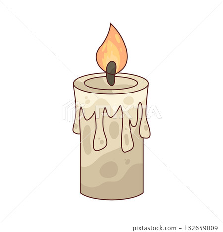 illustration of Candle illustration of Candle 132659009