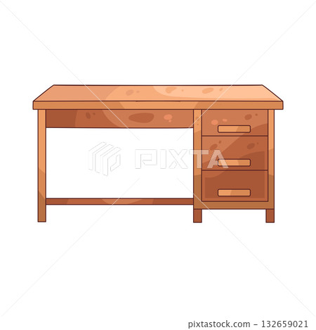 illustration of desk illustration of desk 132659021