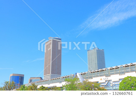 Gifu City, Gifu Prefecture, Gifu Station and the skyscrapers in front of the station Gifu City, Gifu Prefecture, Gifu Station and the skyscrapers in front of the station 132660761