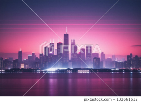 建設小組夜視圖 132661612