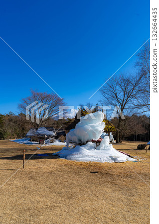 [富士山素材] 西湖冰節的霧凇與風景 [山梨縣] 132664435