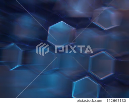 Dark Blue and Purple Blur Motion Abstract Background 132665180
