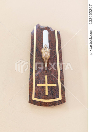 This is an Elegant and Beautiful Religious Wall Decor Featuring a Unique Cross Design This is an Elegant and Beautiful Religious Wall Decor Featuring a Unique Cross Design 132665297