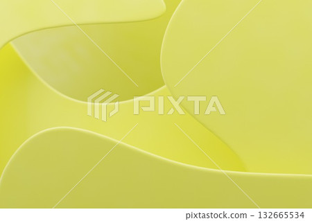 Bright Green Abstract Waves Background 132665534