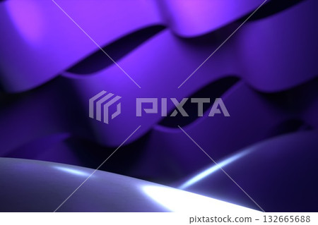 Dark Purple Abstract Waves Dark Purple Abstract Waves 132665688