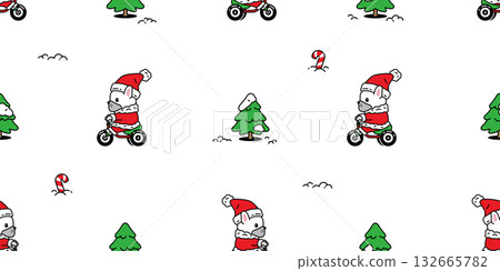 dog pattern seamless french bulldog Christmas Santa Claus hat bicycle vector candy cane snow tree pet cartoon doodle gift wrapping paper tile background repeat wallpaper illustration scarf isolated de dog pattern seamless french bulldog Christmas Santa Claus hat bicycle vector candy cane snow tree pet cartoon doodle gift wrapping paper tile background repeat wallpaper illustration scarf isolated de 132665782