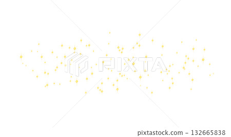 Golden glowing sparkles with bright shimmer and soft twinkling lights forming a magical glitter pattern on transparent background Golden glowing sparkles with bright shimmer and soft twinkling lights forming a magical glitter pattern on transparent background 132665838