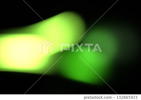 Green Matte Highlights on a Black Background 132665915
