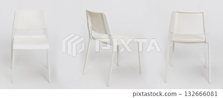 Introducing the Minimalist White Chair, a perfect blend of modern design and elegance Introducing the Minimalist White Chair, a perfect blend of modern design and elegance 132666081