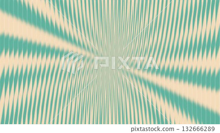 Ribbed glass background with refraction effect. Reeded glass with sunburst. Abstract background 132666289