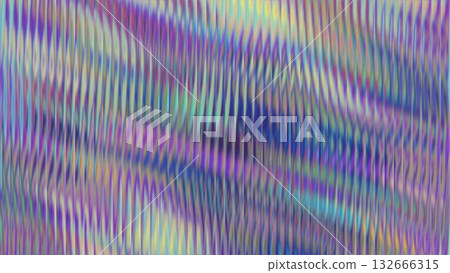 Ribbed glass background with refraction effect. Reeded glass with iridescent gradient. Abstract background Ribbed glass background with refraction effect. Reeded glass with iridescent gradient. Abstract background 132666315