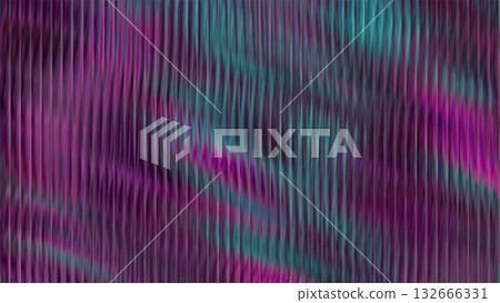 Ribbed glass background with refraction effect. Reeded glass with purple and green gradient. Abstract background Ribbed glass background with refraction effect. Reeded glass with purple and green gradient. Abstract background 132666331