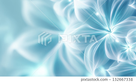 抽象花卉燈光背景素材【藍色】 抽象花卉燈光背景素材【藍色】 132667338