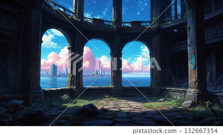 遊戲背景：一座末日後的、頹敗的、荒涼的廢墟城市 132667354