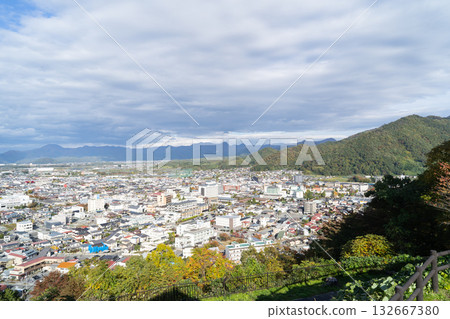 The view from the observation deck at Tendo Park (Tendo City, Yamagata Prefecture) The view from the observation deck at Tendo Park (Tendo City, Yamagata Prefecture) 132667380