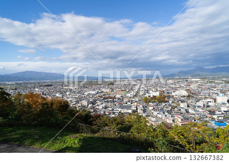 從天童公園觀景台看到的景色（山形縣天童市） 132667382