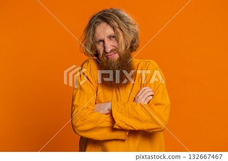 Sad Caucasian man loses becoming surprised by lottery results, bad fortune loss unlucky fortune news Sad Caucasian man loses becoming surprised by lottery results, bad fortune loss unlucky fortune news 132667467