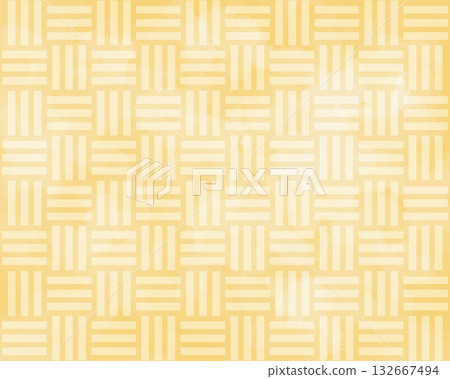 Sankuzushi Japanese pattern, traditional Japanese pattern, gold and white 132667494