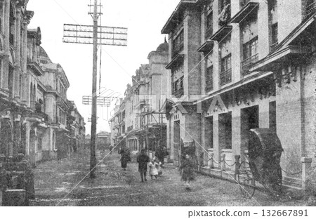 舊照片，1907-1918年，東京新吉原紅燈區 132667891