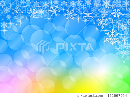 雪水晶背景材料 132667934