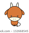 Zodiac illustration (ox) 132668545