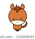 Zodiac illustration (horse) 132668549