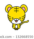 Zodiac illustration (Tiger) 132668550