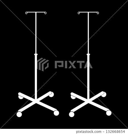 infusion pole icon infusion pole icon 132668654