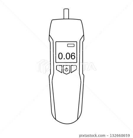 alcohol test kit icon 132668659