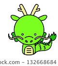Zodiac illustration (dragon) 132668684