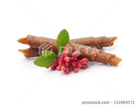 Pastille of berries with barbarum berries. Paste fruits Pastille of berries with barbarum berries. Paste fruits 132669572