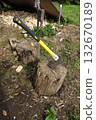 Chopping wood and ax 132670189